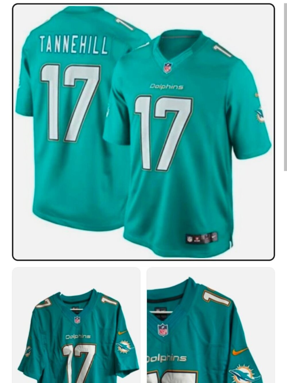 NFL Miami Dolphins M 17 shirt